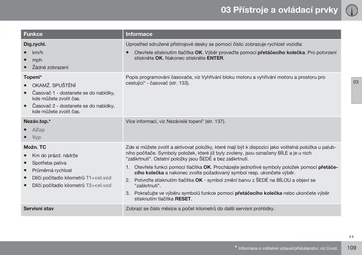 Volvo XC60 I 1 FL navod k obsludze / page 111