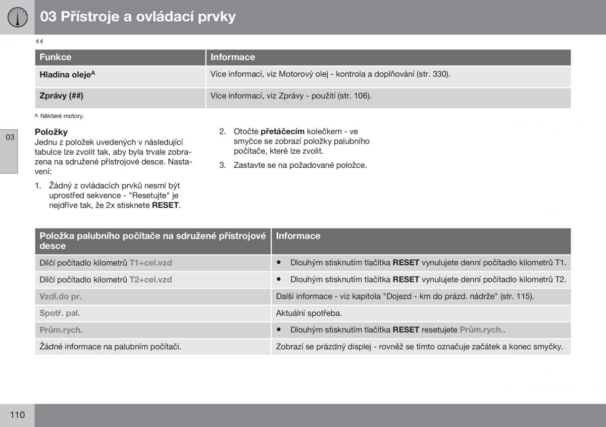 Volvo XC60 I 1 FL navod k obsludze / page 112