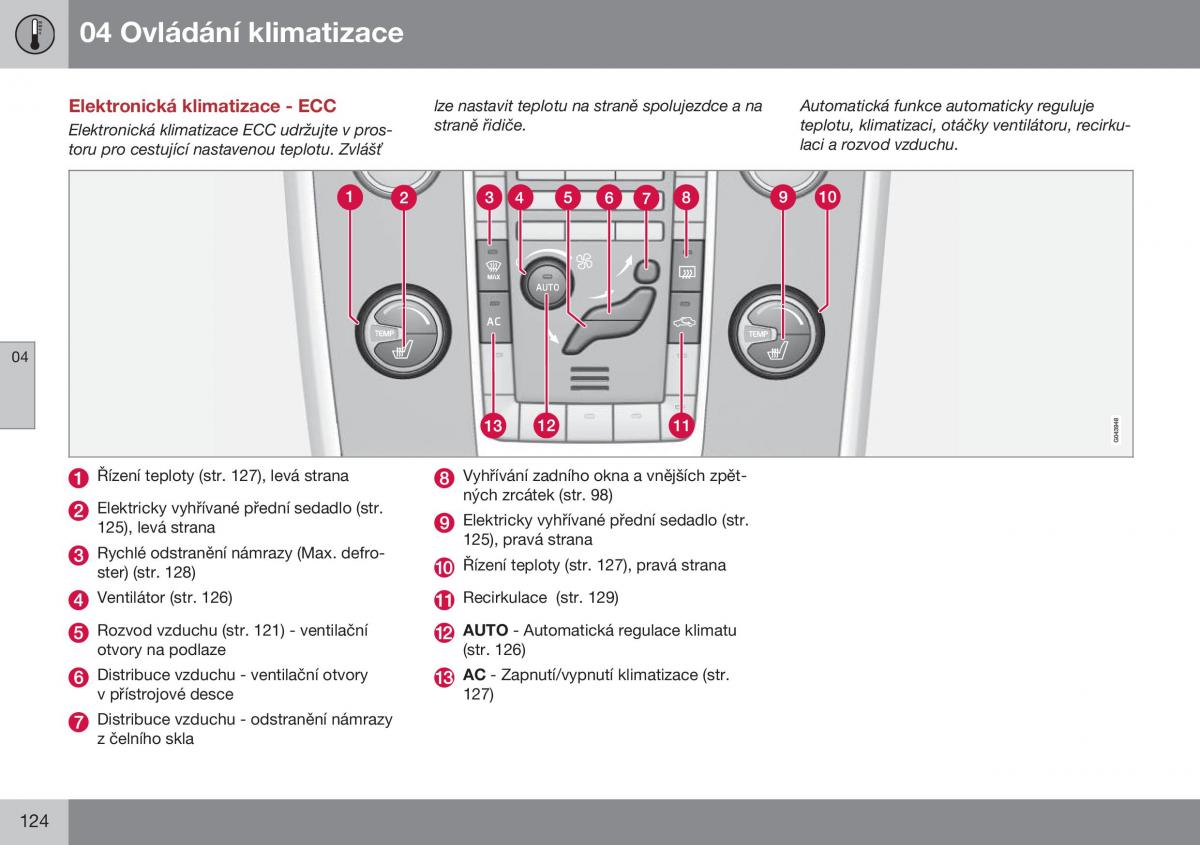 Volvo XC60 I 1 FL navod k obsludze / page 126