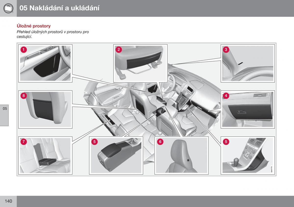 Volvo XC60 I 1 FL navod k obsludze / page 142