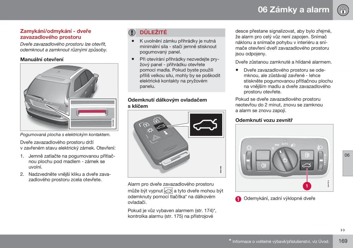 Volvo XC60 I 1 FL navod k obsludze / page 171