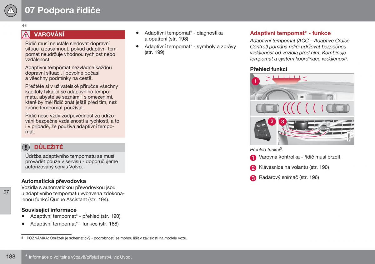 Volvo XC60 I 1 FL navod k obsludze / page 190