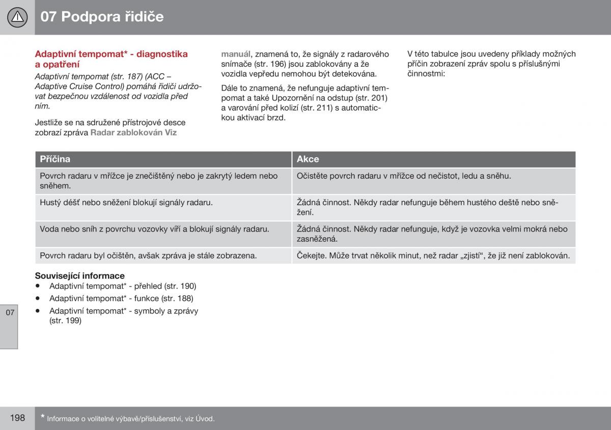 Volvo XC60 I 1 FL navod k obsludze / page 200