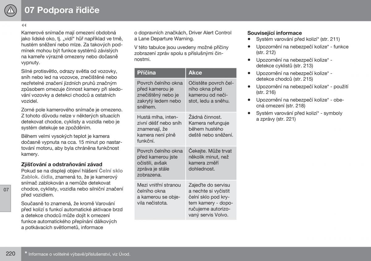 Volvo XC60 I 1 FL navod k obsludze / page 222