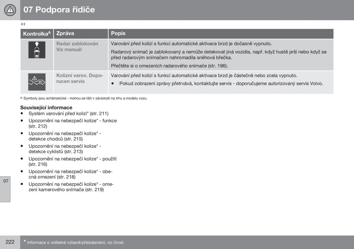 Volvo XC60 I 1 FL navod k obsludze / page 224