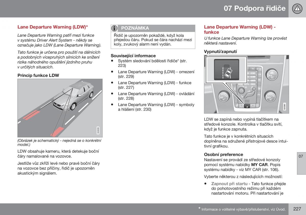 Volvo XC60 I 1 FL navod k obsludze / page 229