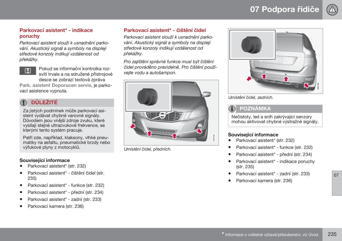 Volvo XC60 I 1 FL navod k obsludze / page 237