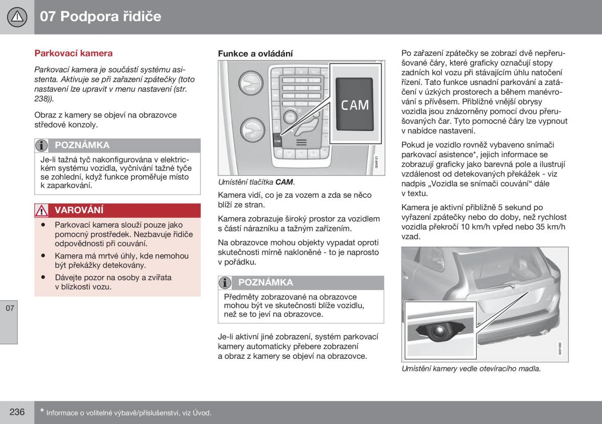 Volvo XC60 I 1 FL navod k obsludze / page 238