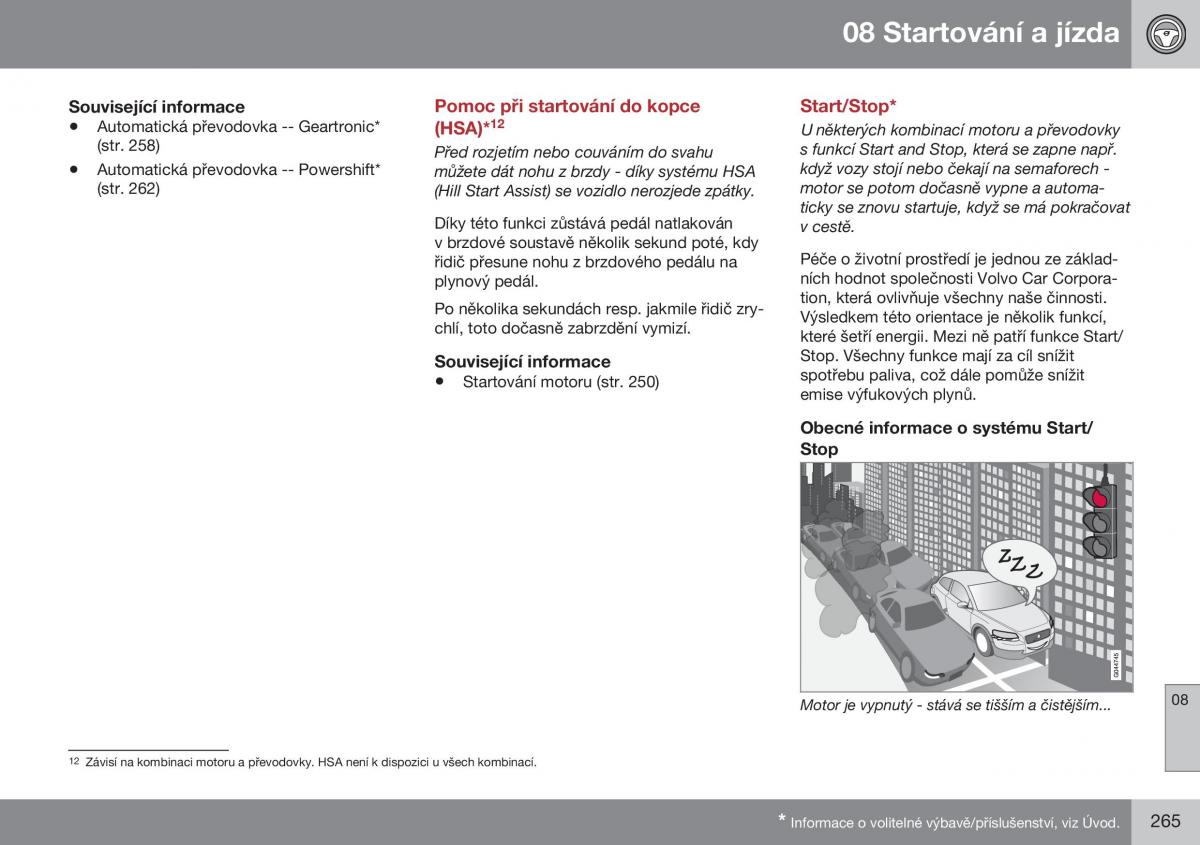 Volvo XC60 I 1 FL navod k obsludze / page 267