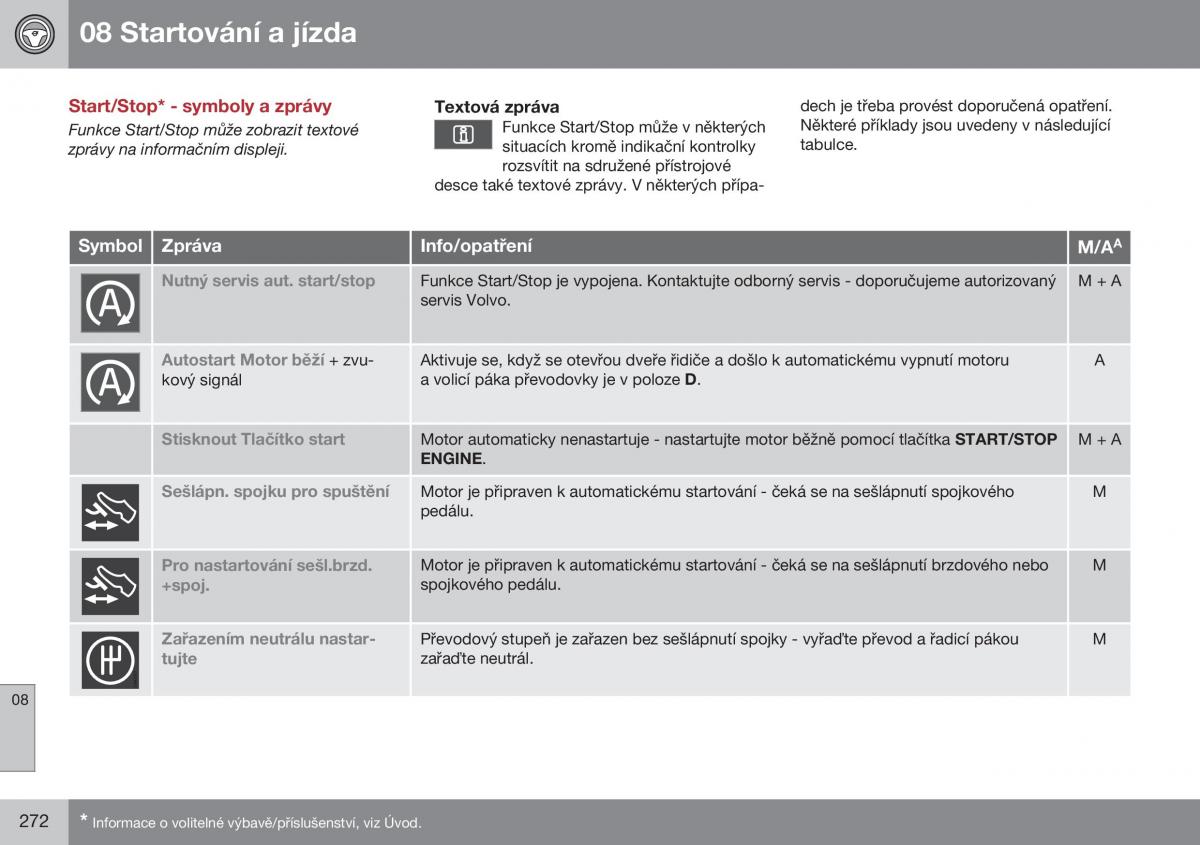 Volvo XC60 I 1 FL navod k obsludze / page 274