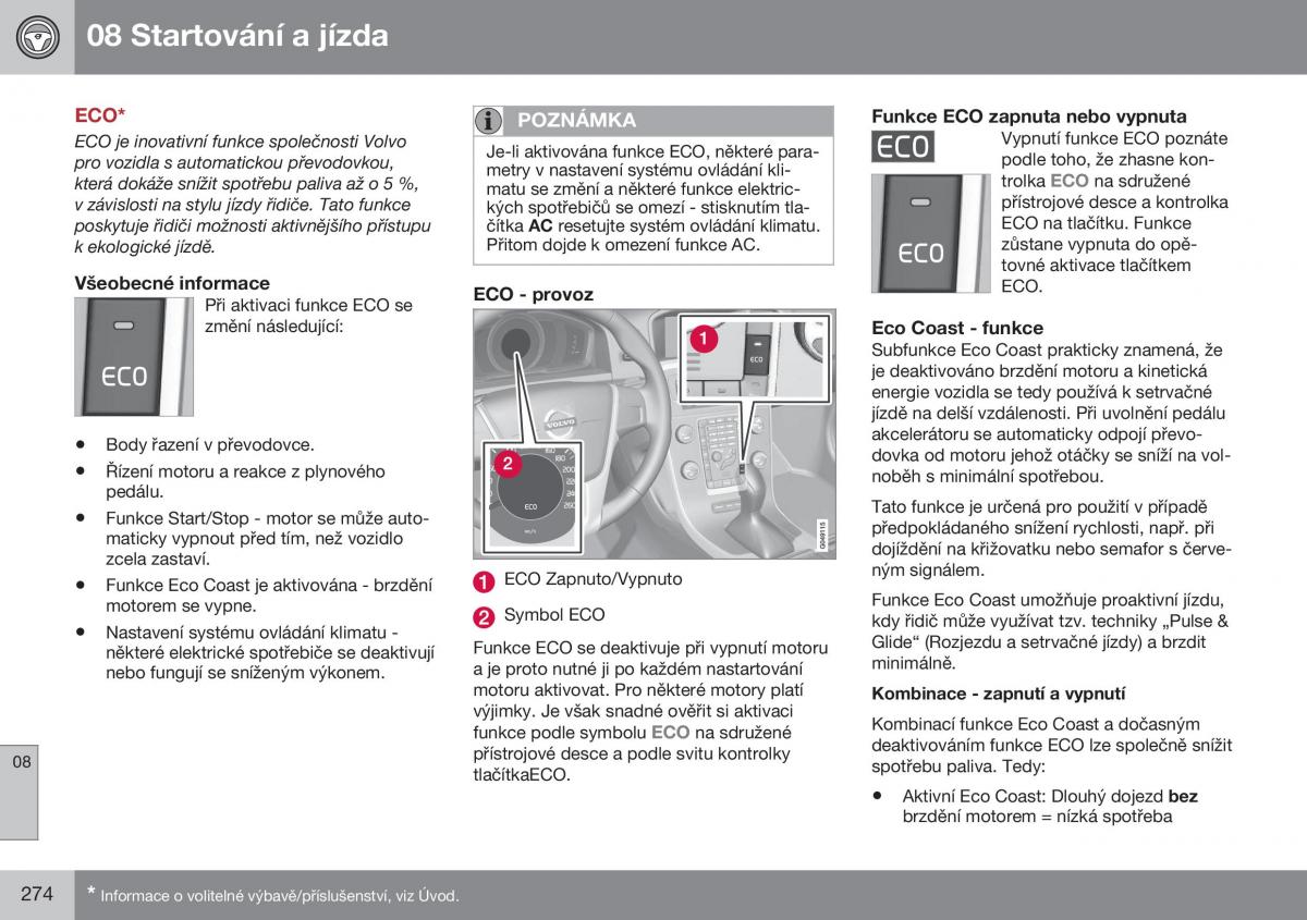 Volvo XC60 I 1 FL navod k obsludze / page 276