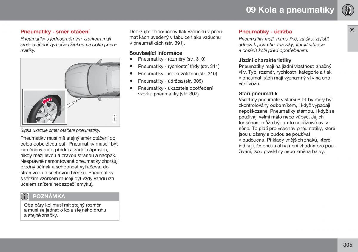 Volvo XC60 I 1 FL navod k obsludze / page 307