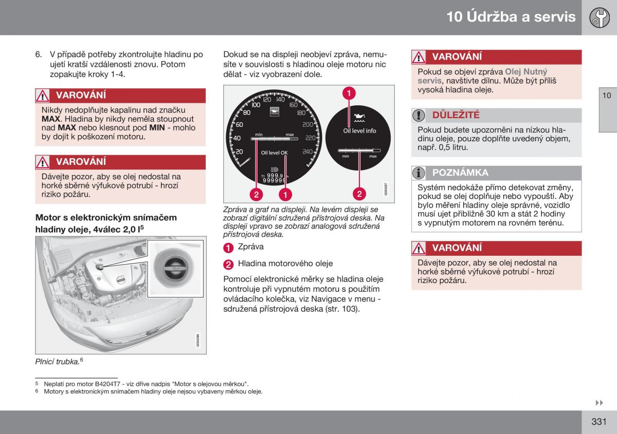 Volvo XC60 I 1 FL navod k obsludze / page 333