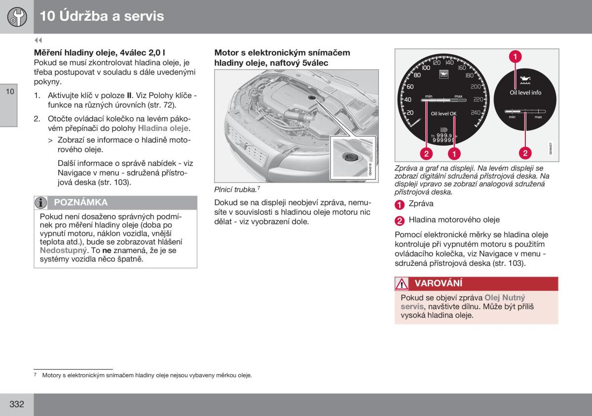 Volvo XC60 I 1 FL navod k obsludze / page 334