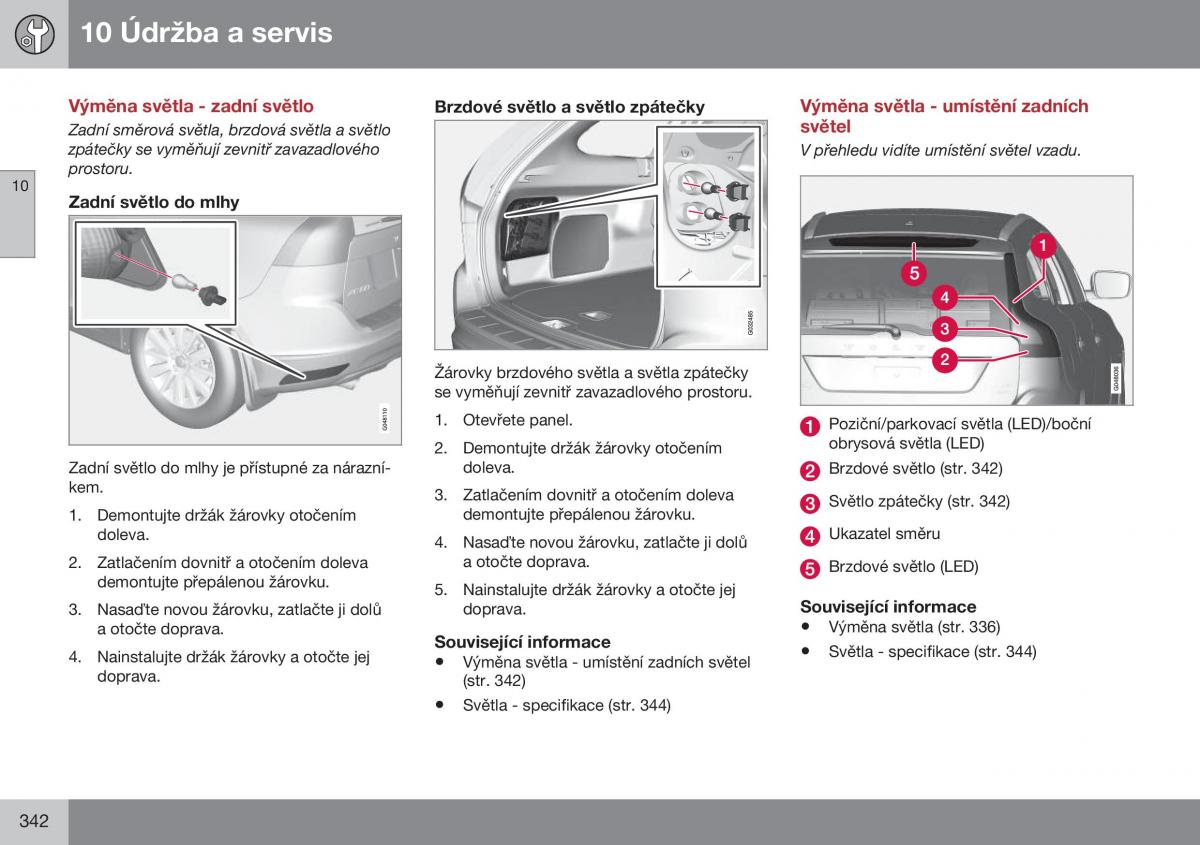 Volvo XC60 I 1 FL navod k obsludze / page 344