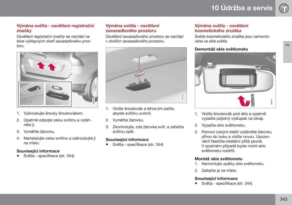 Volvo XC60 I 1 FL navod k obsludze / page 345