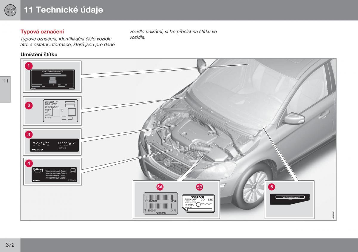 Volvo XC60 I 1 FL navod k obsludze / page 374