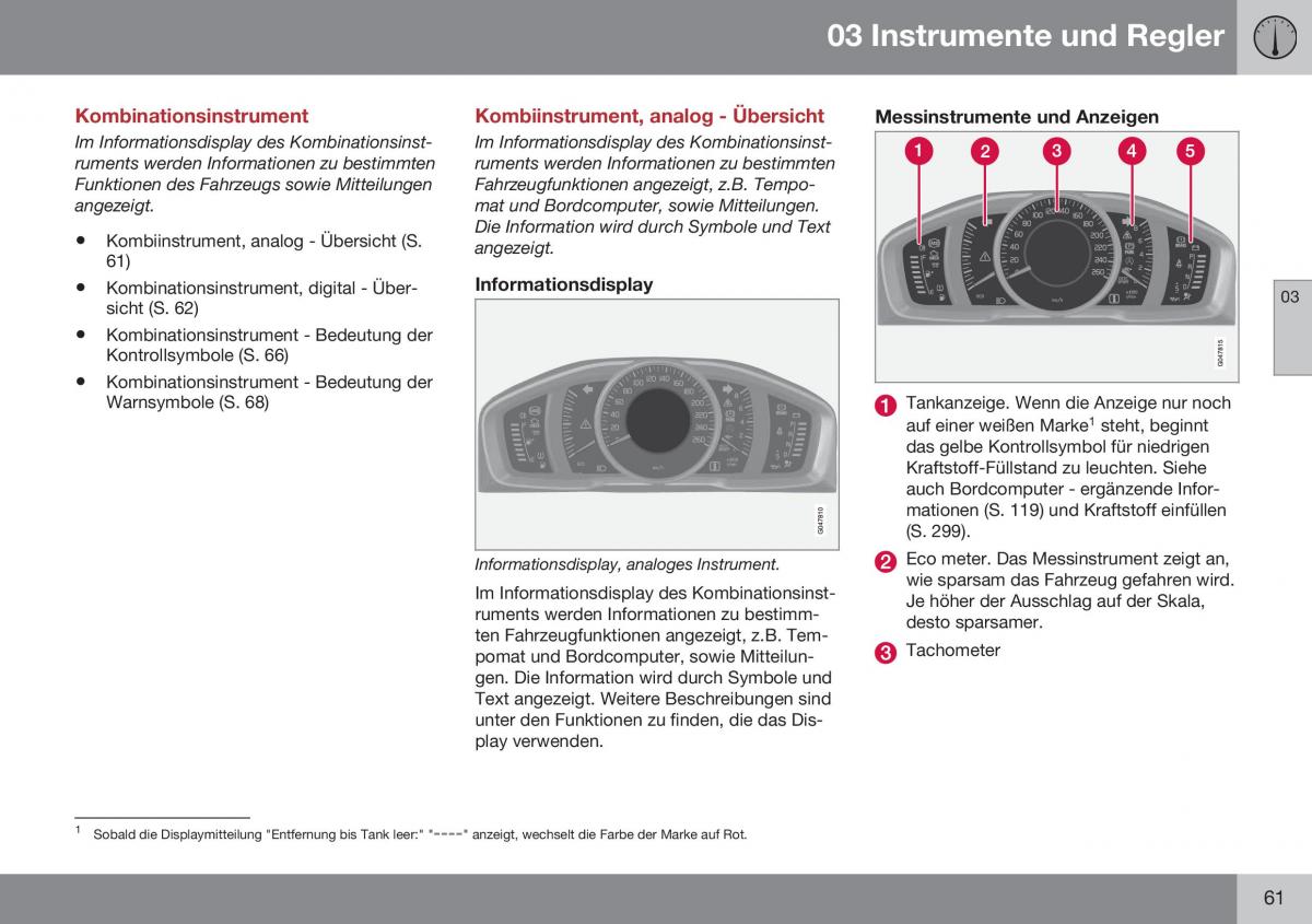 Volvo XC60 I 1 FL Handbuch / page 63