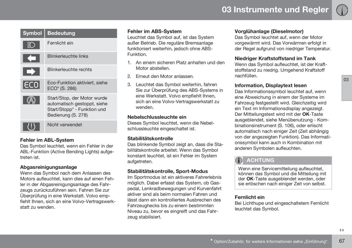 Volvo XC60 I 1 FL Handbuch / page 69