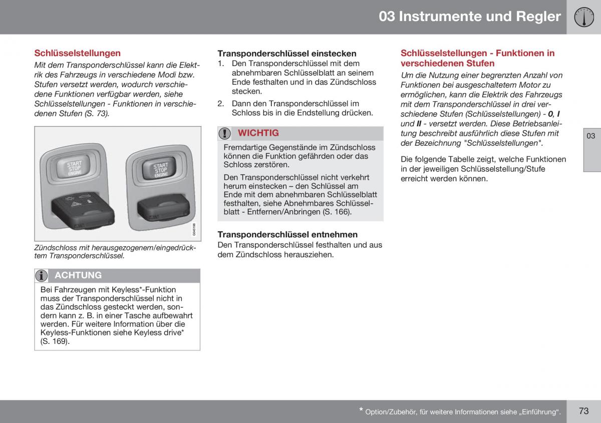 Volvo XC60 I 1 FL Handbuch / page 75