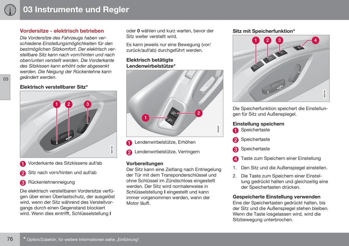 Volvo XC60 I 1 FL Handbuch / page 78