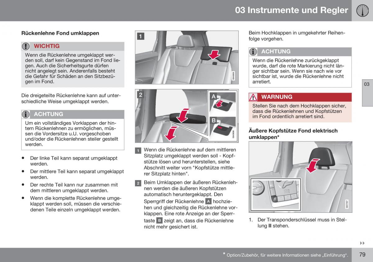 Volvo XC60 I 1 FL Handbuch / page 81