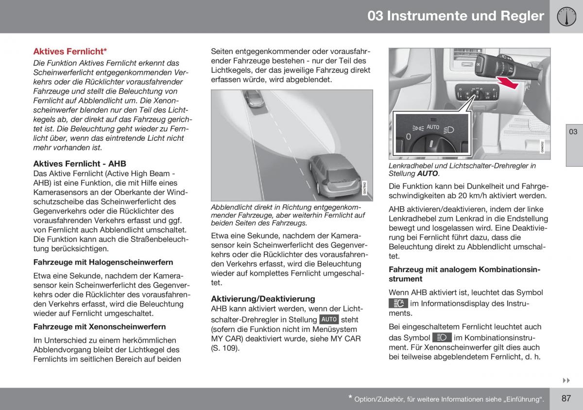 Volvo XC60 I 1 FL Handbuch / page 89