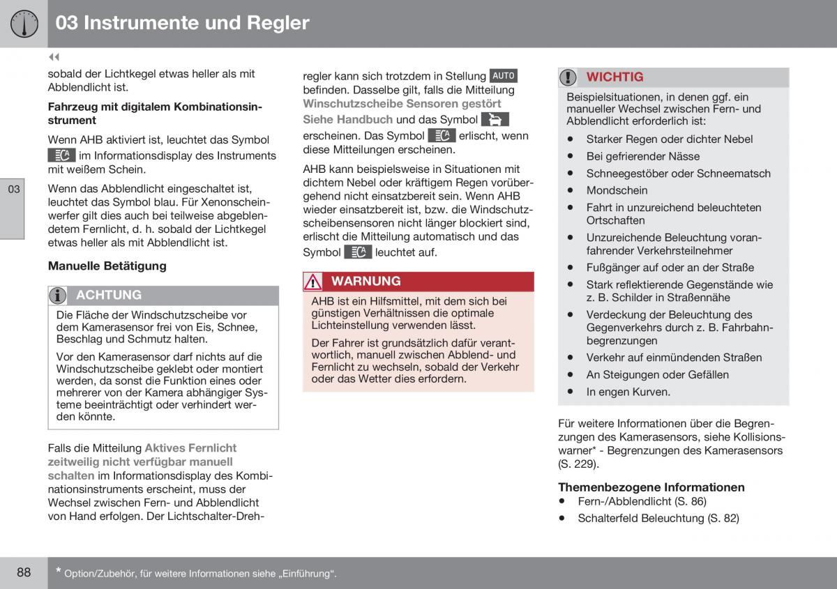 Volvo XC60 I 1 FL Handbuch / page 90