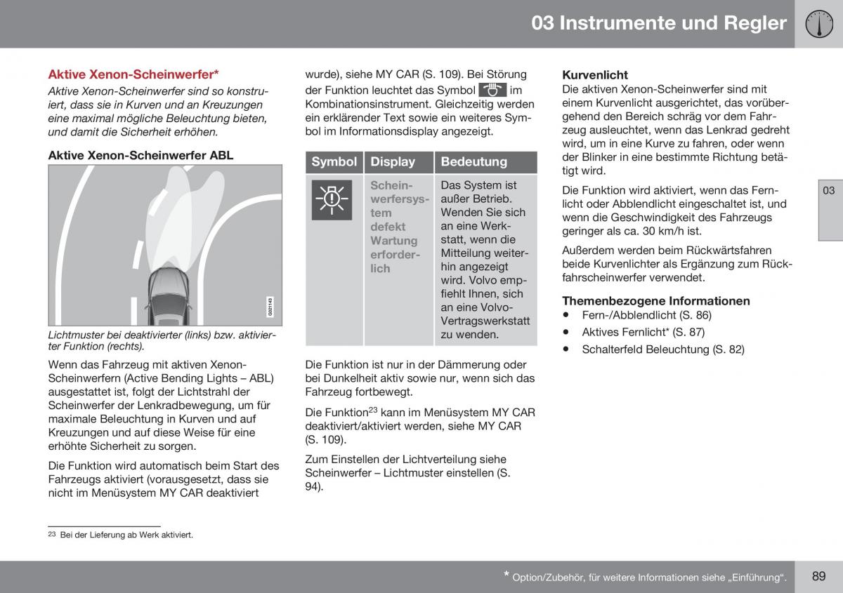 Volvo XC60 I 1 FL Handbuch / page 91