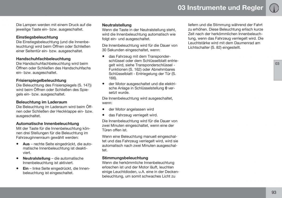 Volvo XC60 I 1 FL Handbuch / page 95