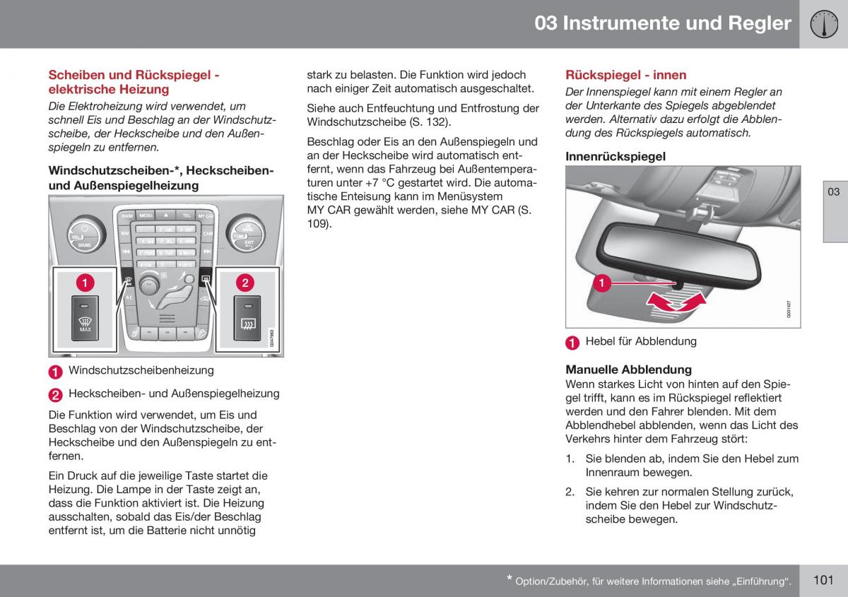 Volvo XC60 I 1 FL Handbuch / page 103