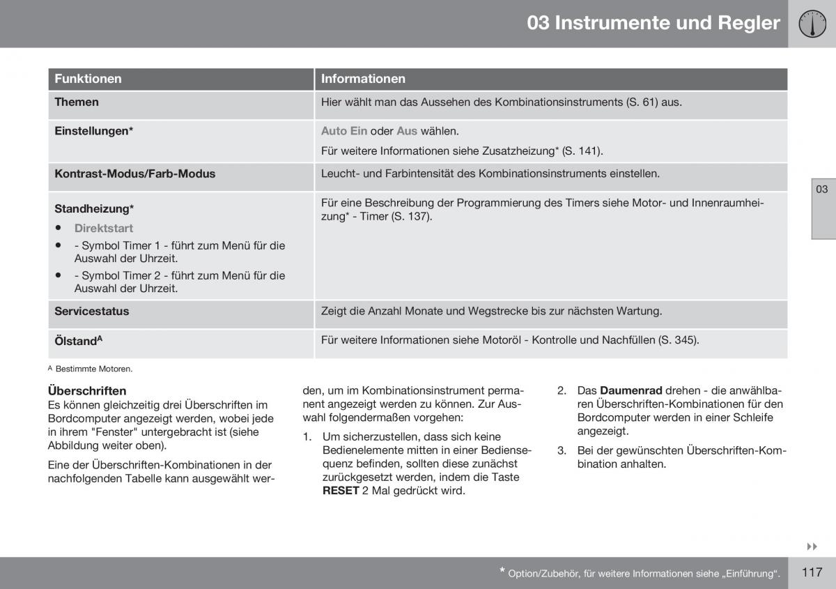 Volvo XC60 I 1 FL Handbuch / page 119