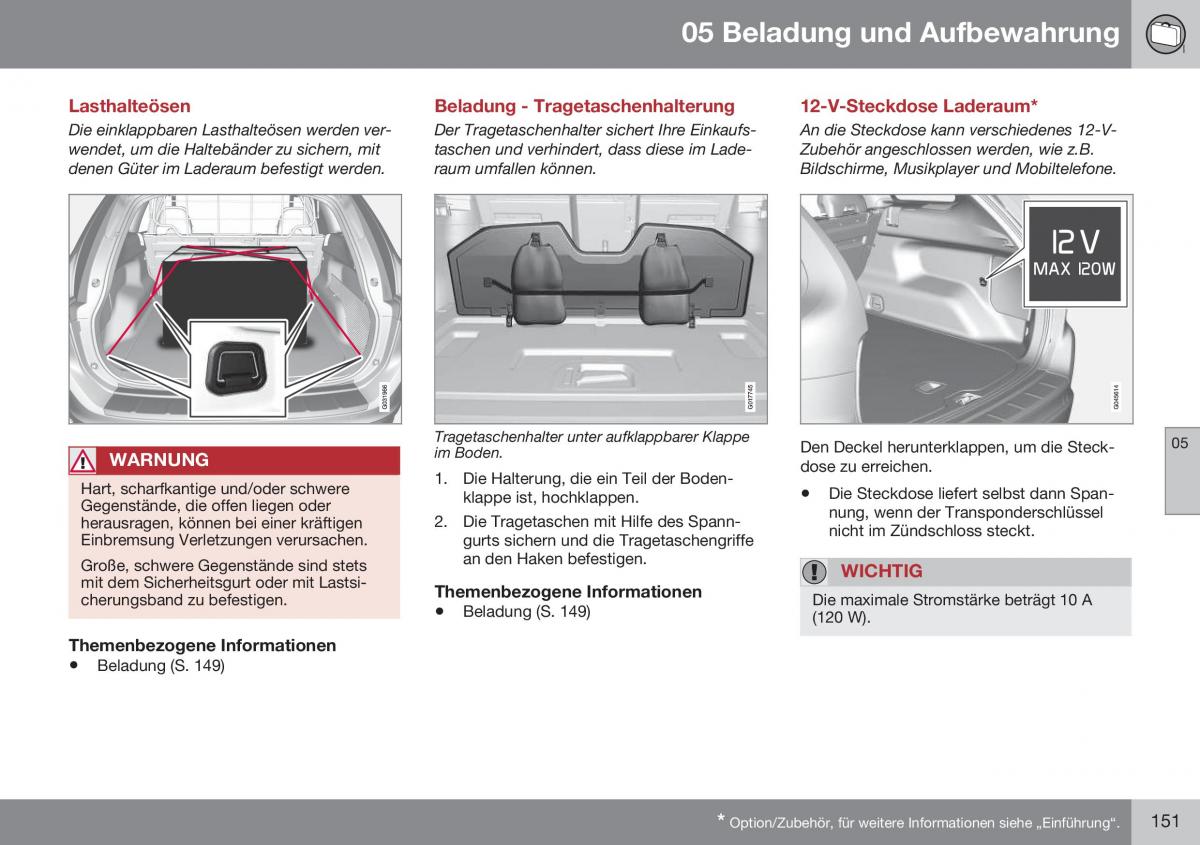 Volvo XC60 I 1 FL Handbuch / page 153