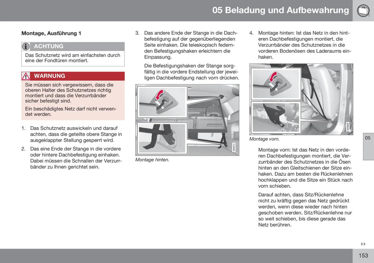 Volvo XC60 I 1 FL Handbuch / page 155