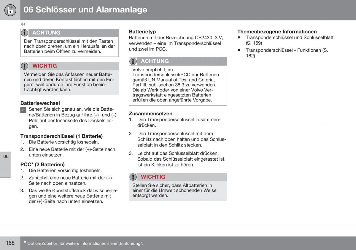 Volvo XC60 I 1 FL Handbuch / page 170