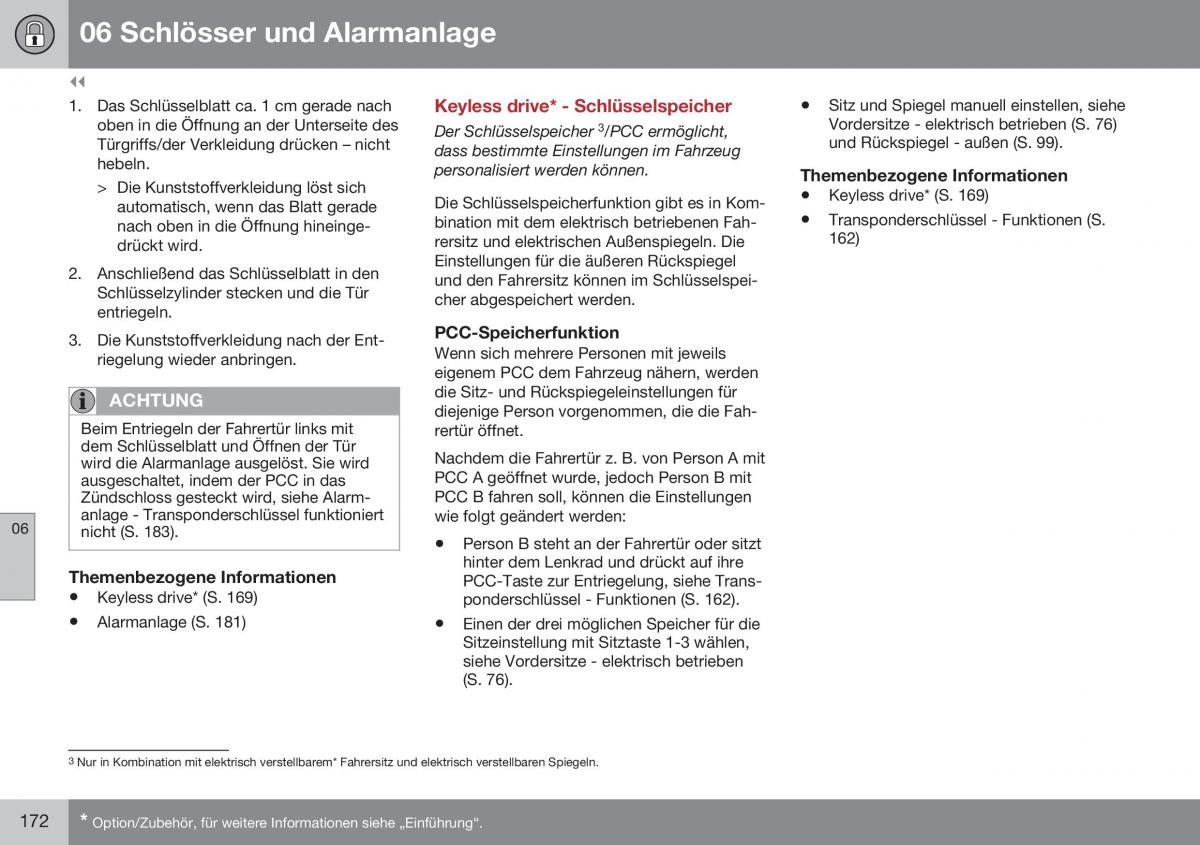 Volvo XC60 I 1 FL Handbuch / page 174