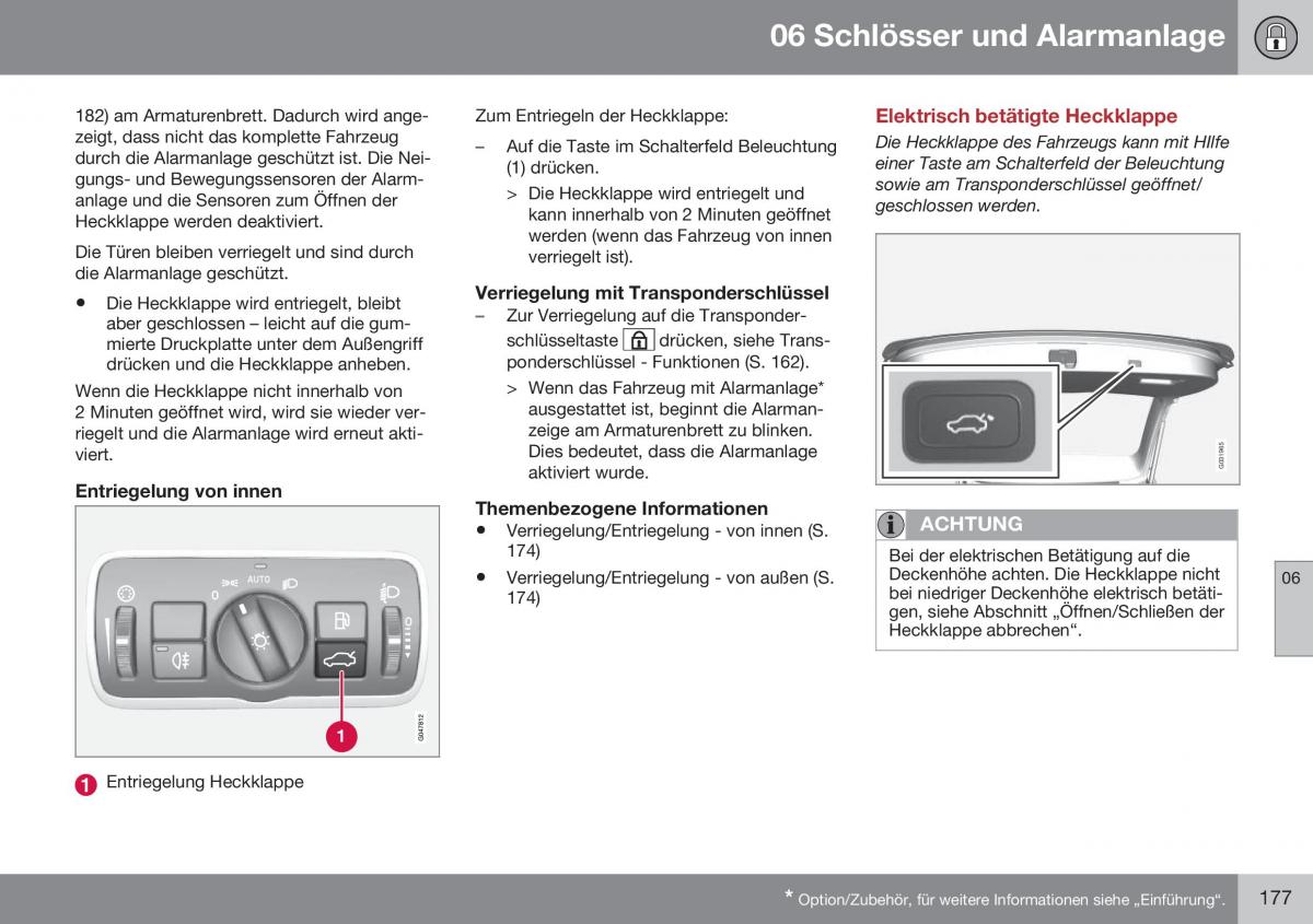 Volvo XC60 I 1 FL Handbuch / page 179