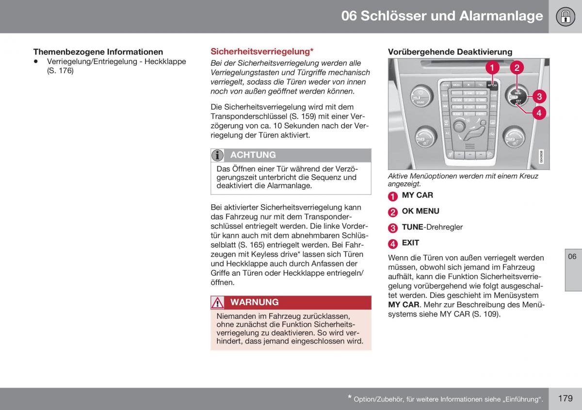 Volvo XC60 I 1 FL Handbuch / page 181