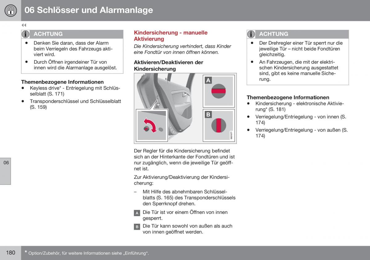 Volvo XC60 I 1 FL Handbuch / page 182