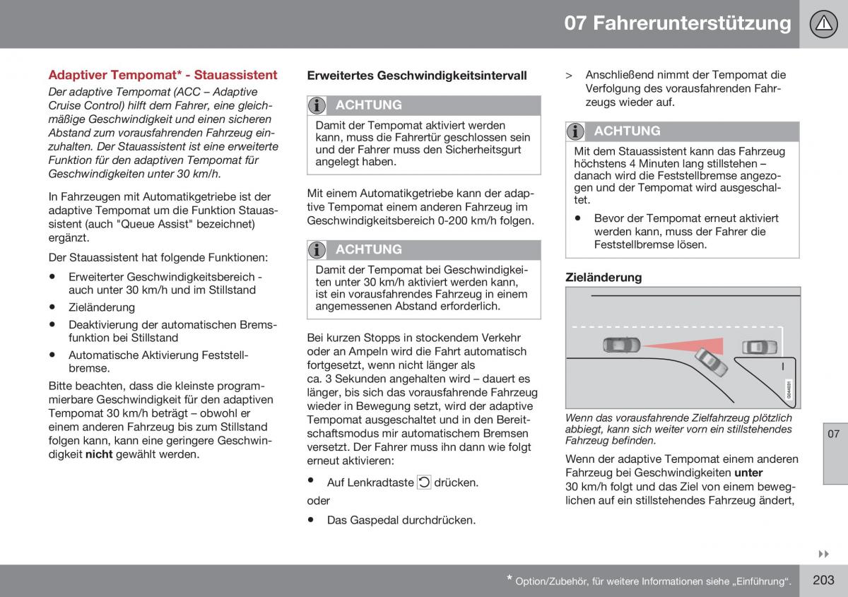 Volvo XC60 I 1 FL Handbuch / page 205