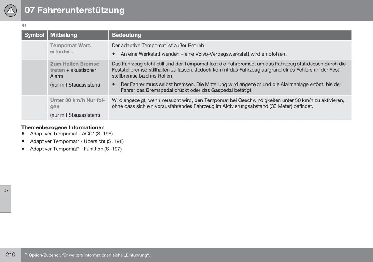 Volvo XC60 I 1 FL Handbuch / page 212