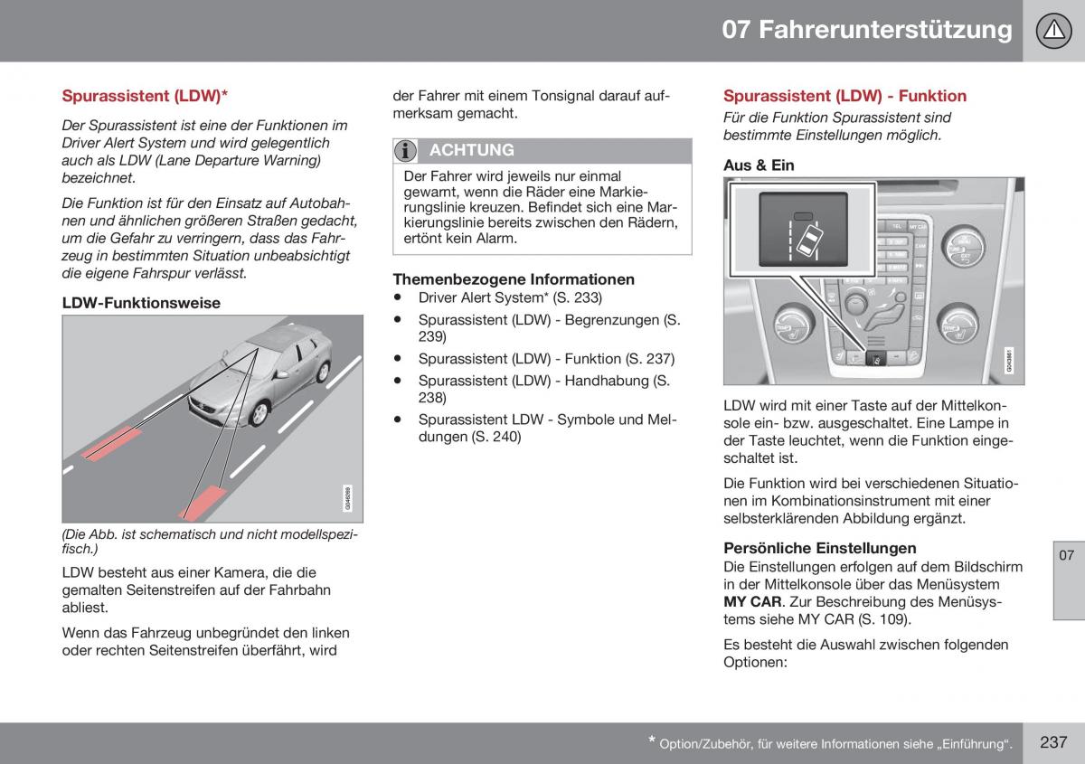 Volvo XC60 I 1 FL Handbuch / page 239