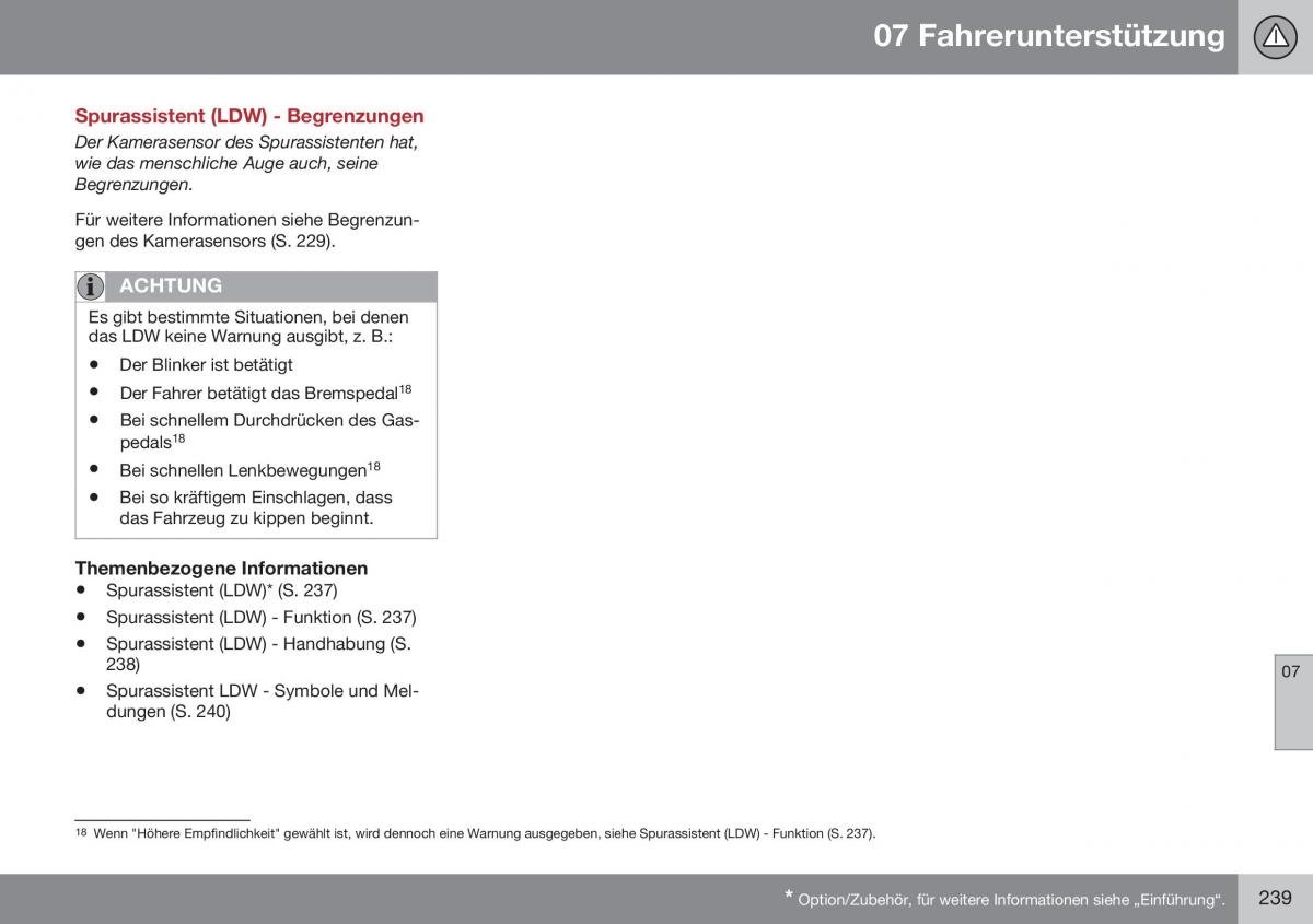 Volvo XC60 I 1 FL Handbuch / page 241