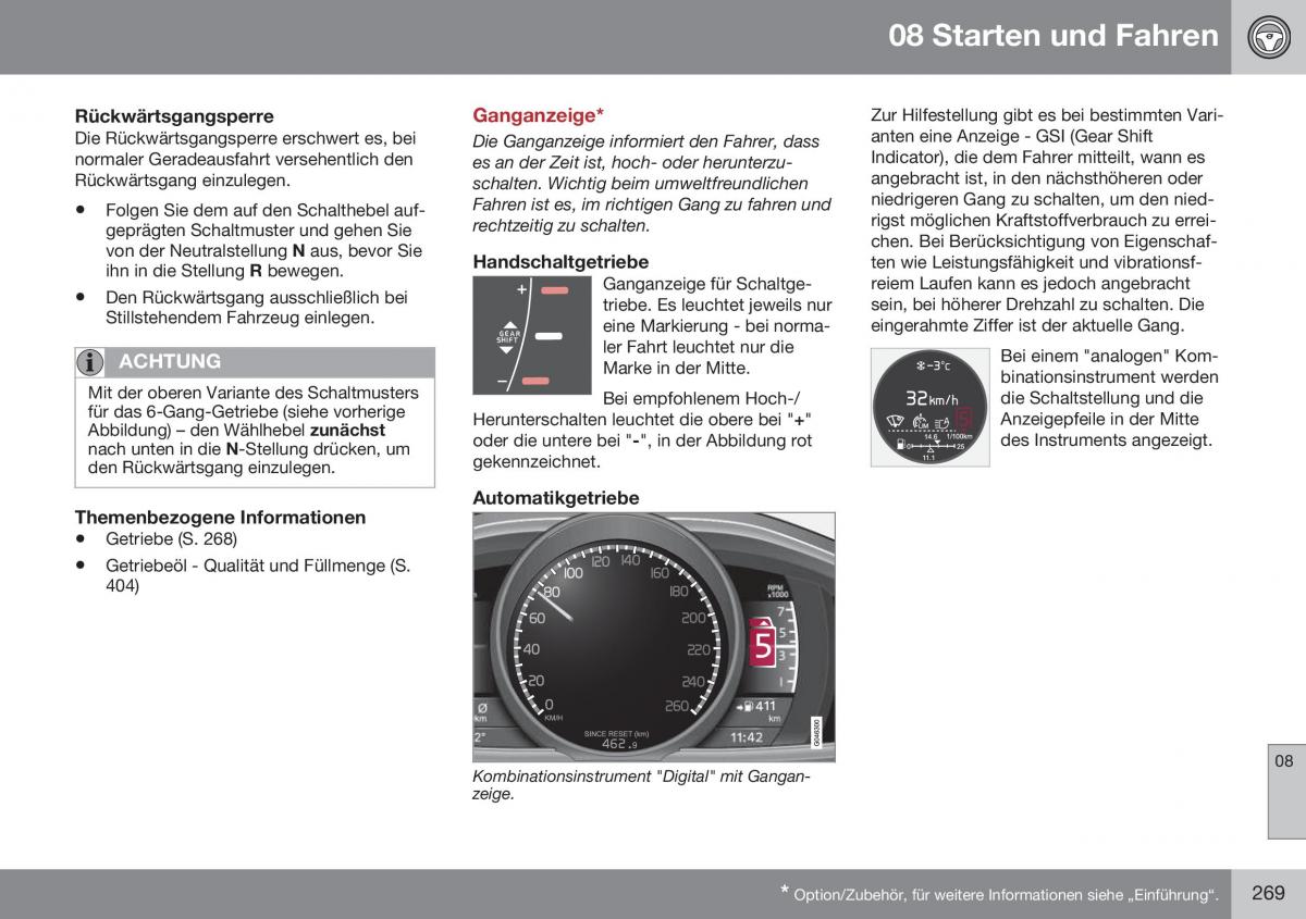 Volvo XC60 I 1 FL Handbuch / page 271