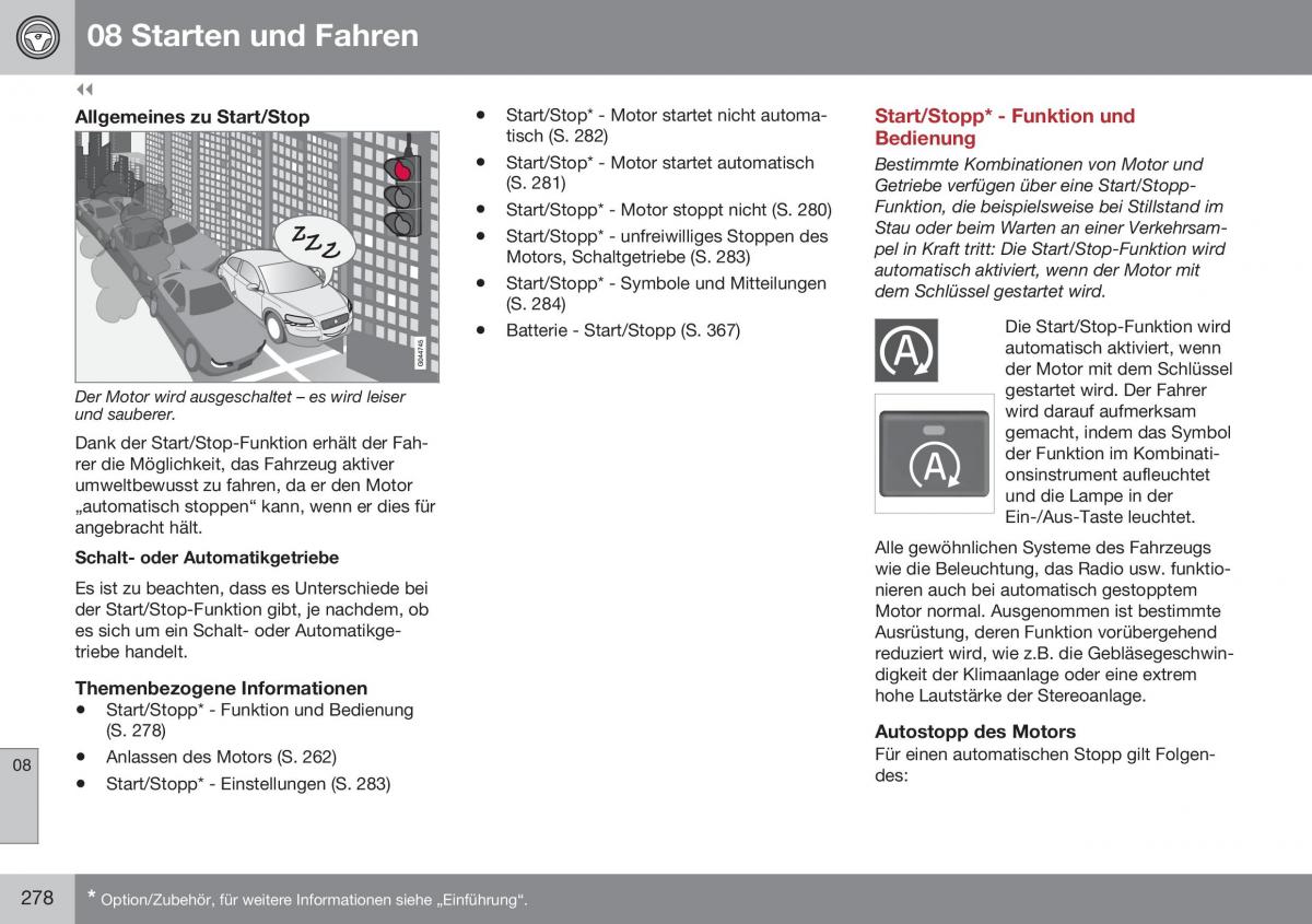 Volvo XC60 I 1 FL Handbuch / page 280