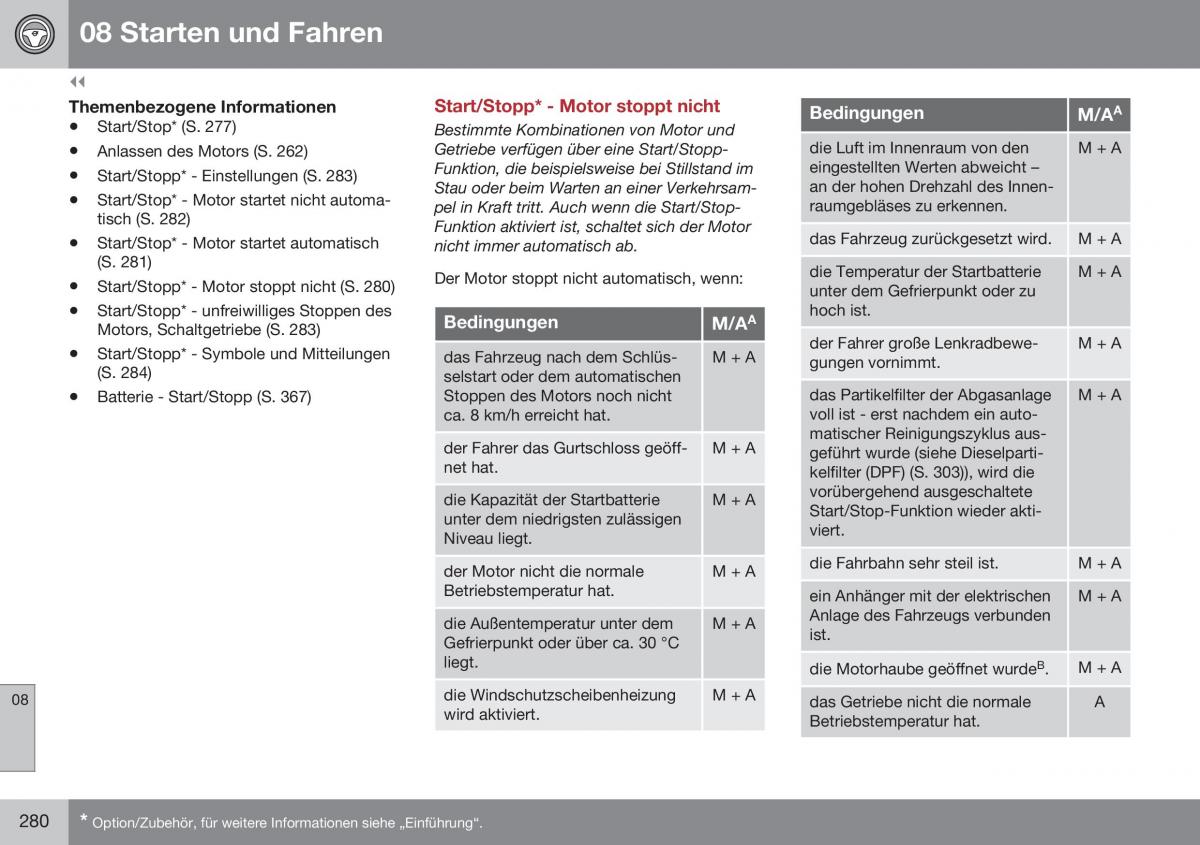 Volvo XC60 I 1 FL Handbuch / page 282