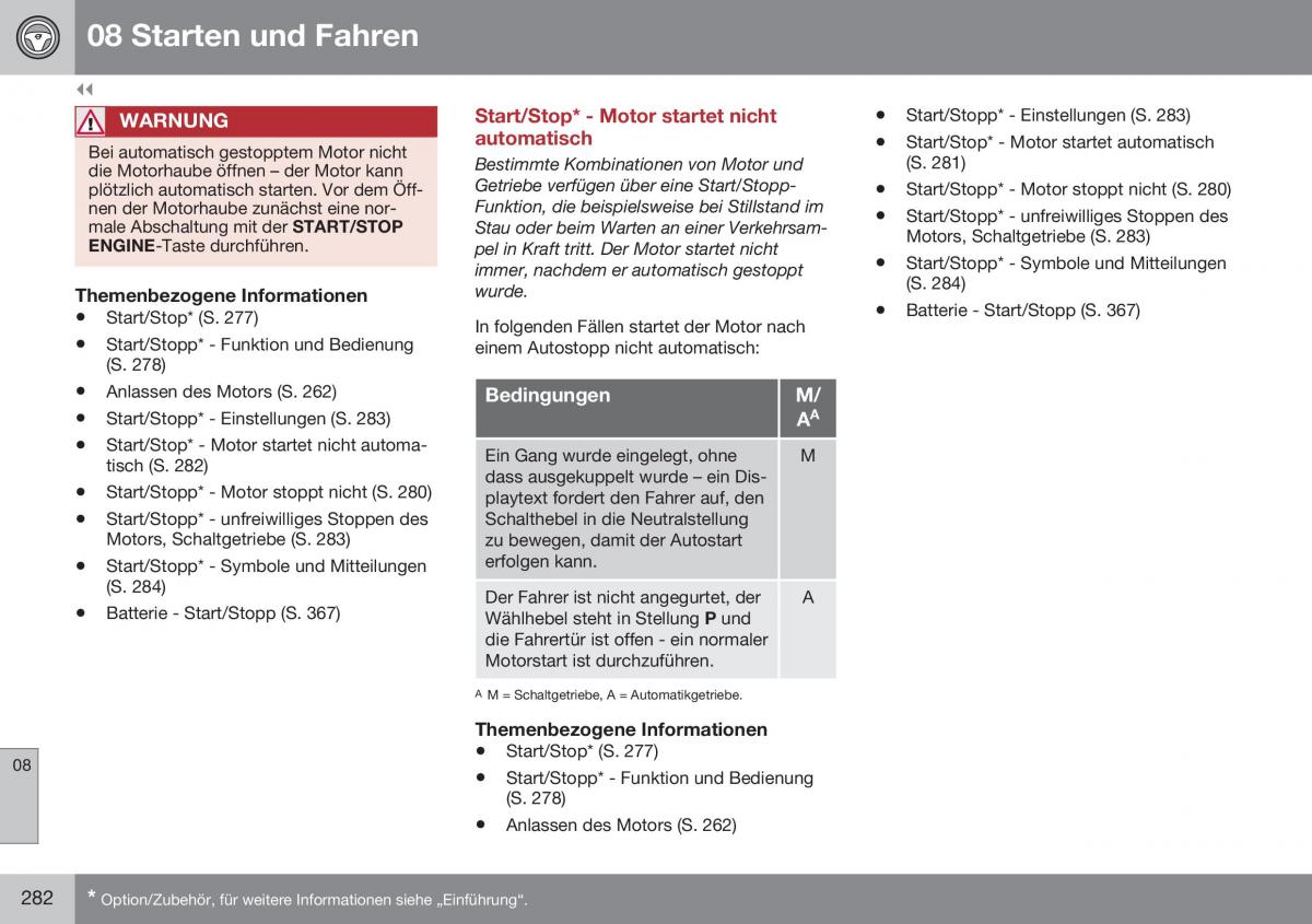 Volvo XC60 I 1 FL Handbuch / page 284