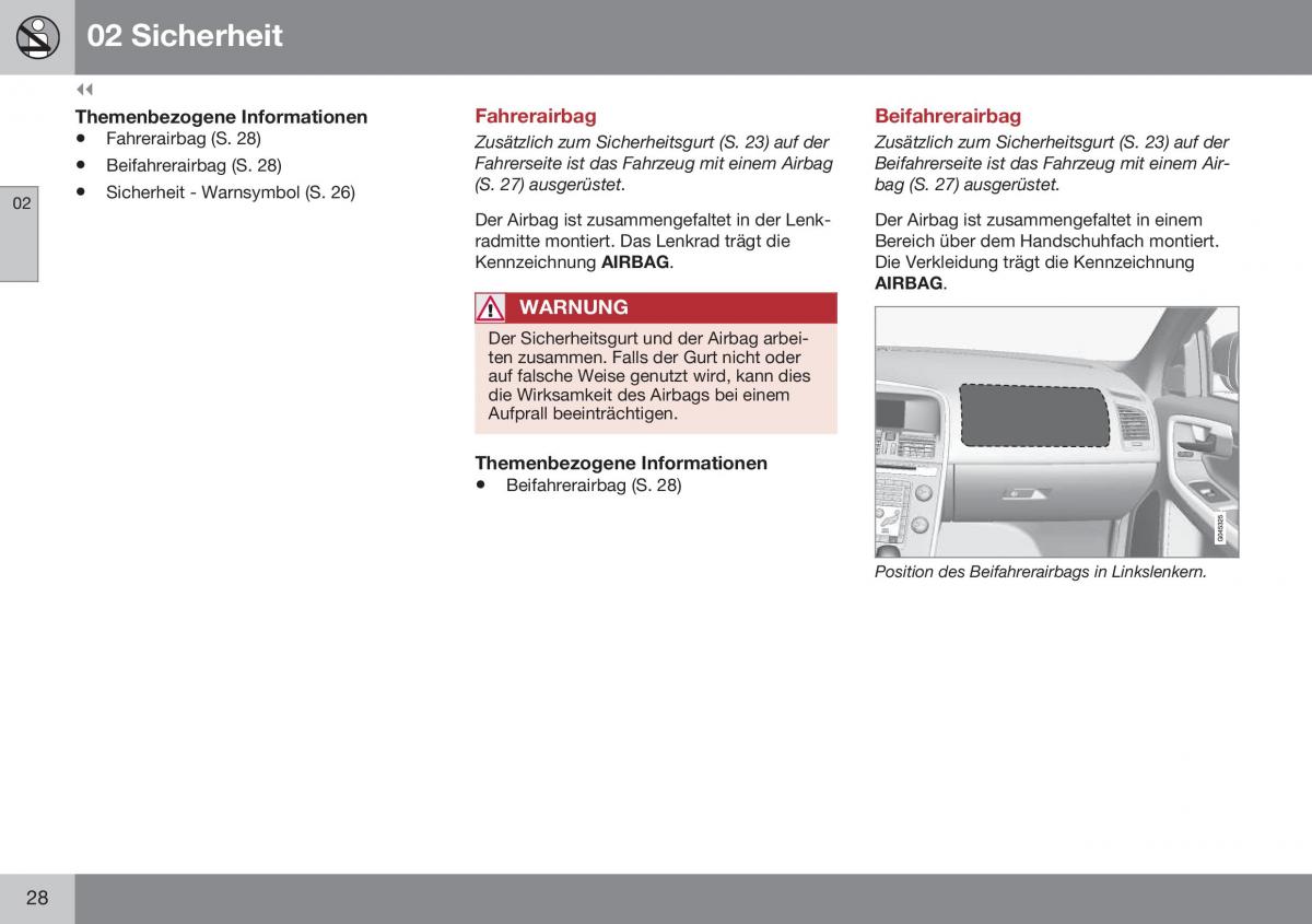 Volvo XC60 I 1 FL Handbuch / page 30