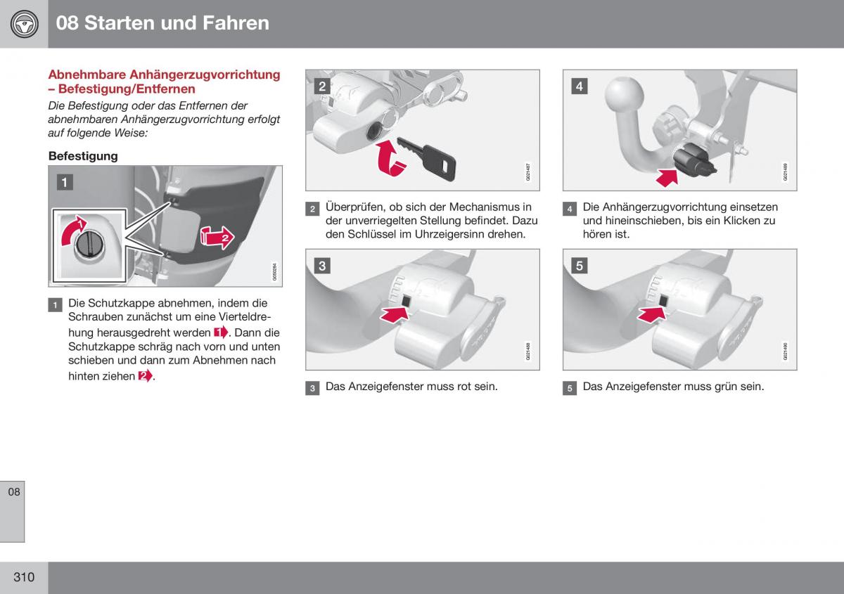 Volvo XC60 I 1 FL Handbuch / page 312