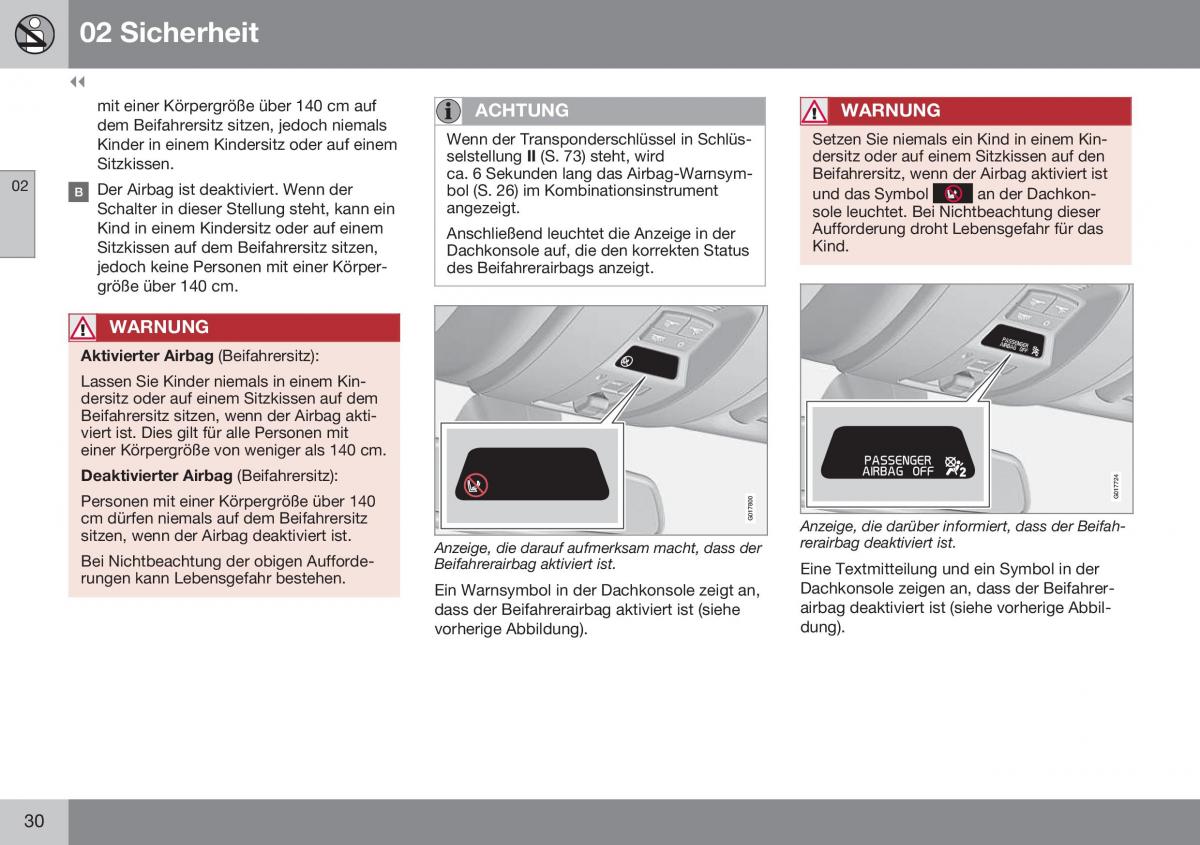 Volvo XC60 I 1 FL Handbuch / page 32